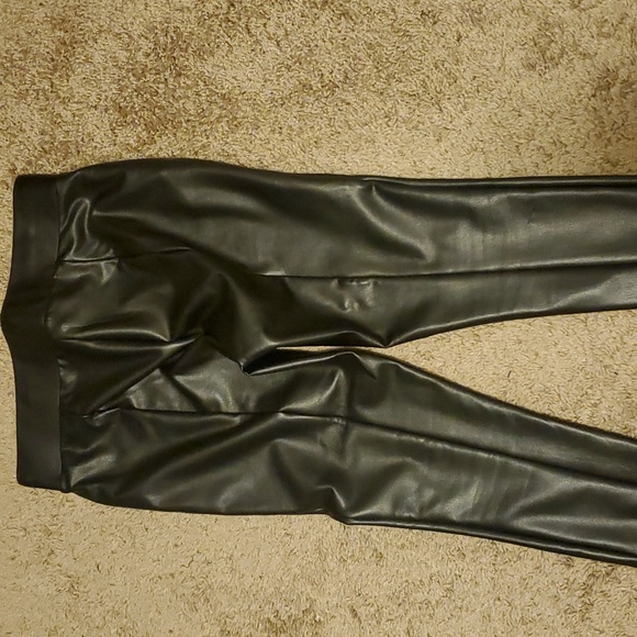 NWOT- Faux Leather Leggings - Picture 4 of 4